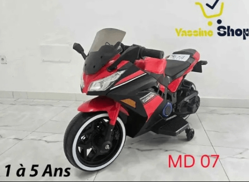 Moto électrique enfant rouge