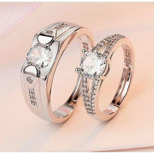 Bague de fiançailles en argent