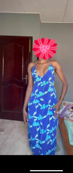 Robe longue d'été florale