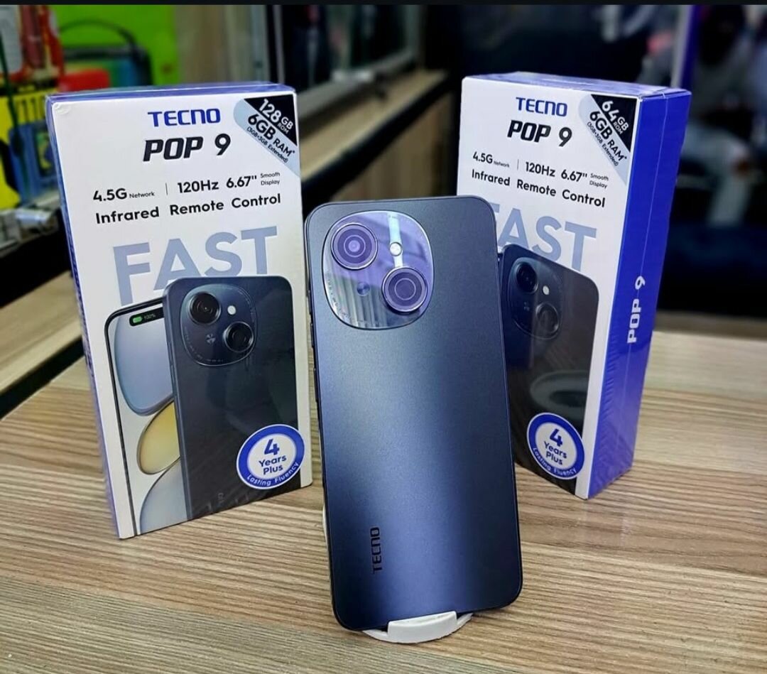 Tecno Pop 9  128GB 8GB RAM