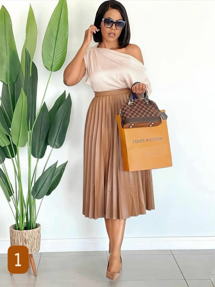 Jupe Plissée Élegante Femme