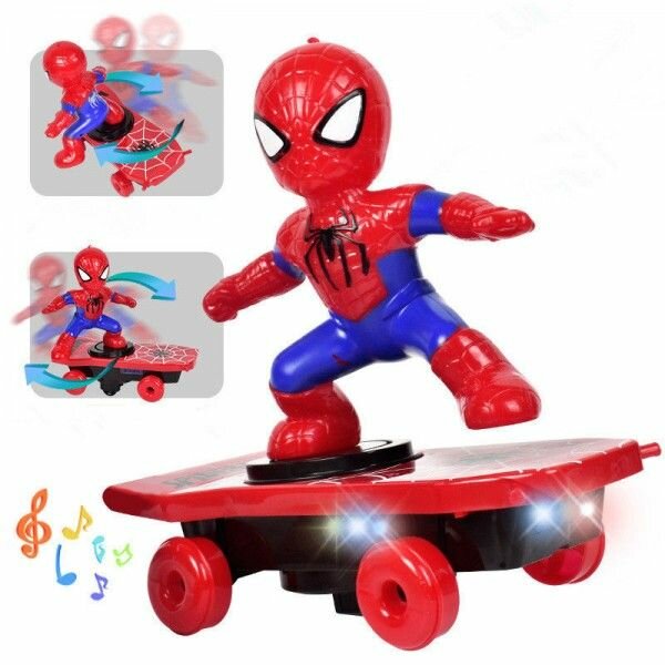 Jouet musical Spider-Man sur planche