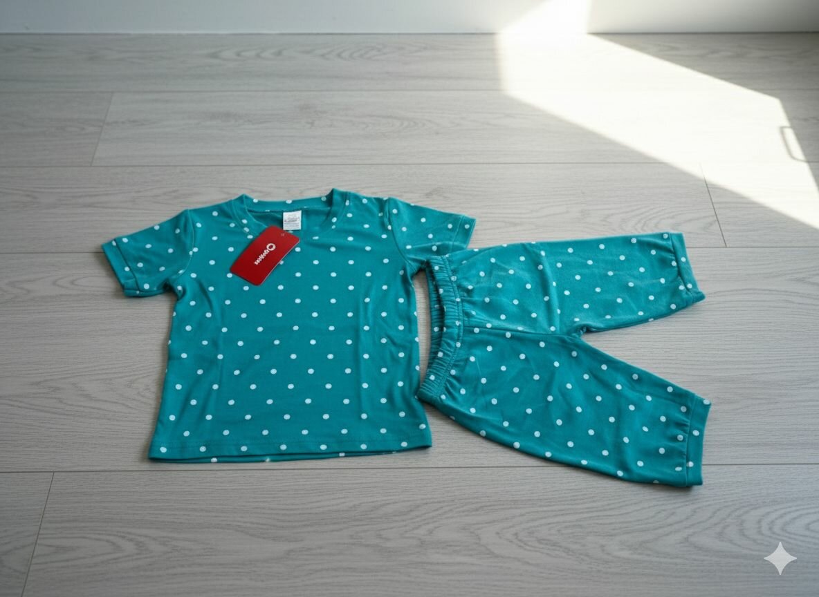 Ensemble bébé à pois