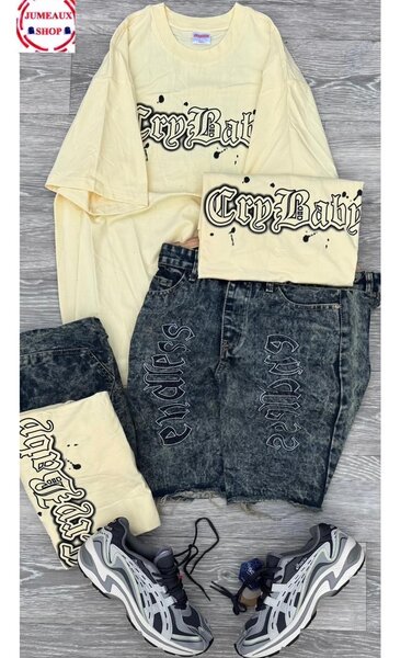 Ensemble T-shirt et Short "Cry Baby"