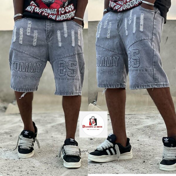 Short en denim décontracté