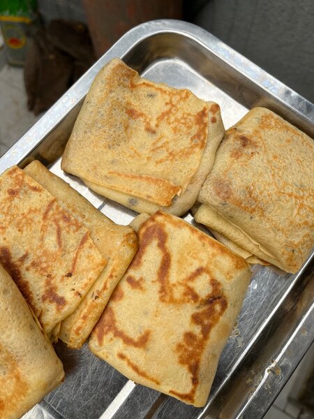 Homemade salted Crepes