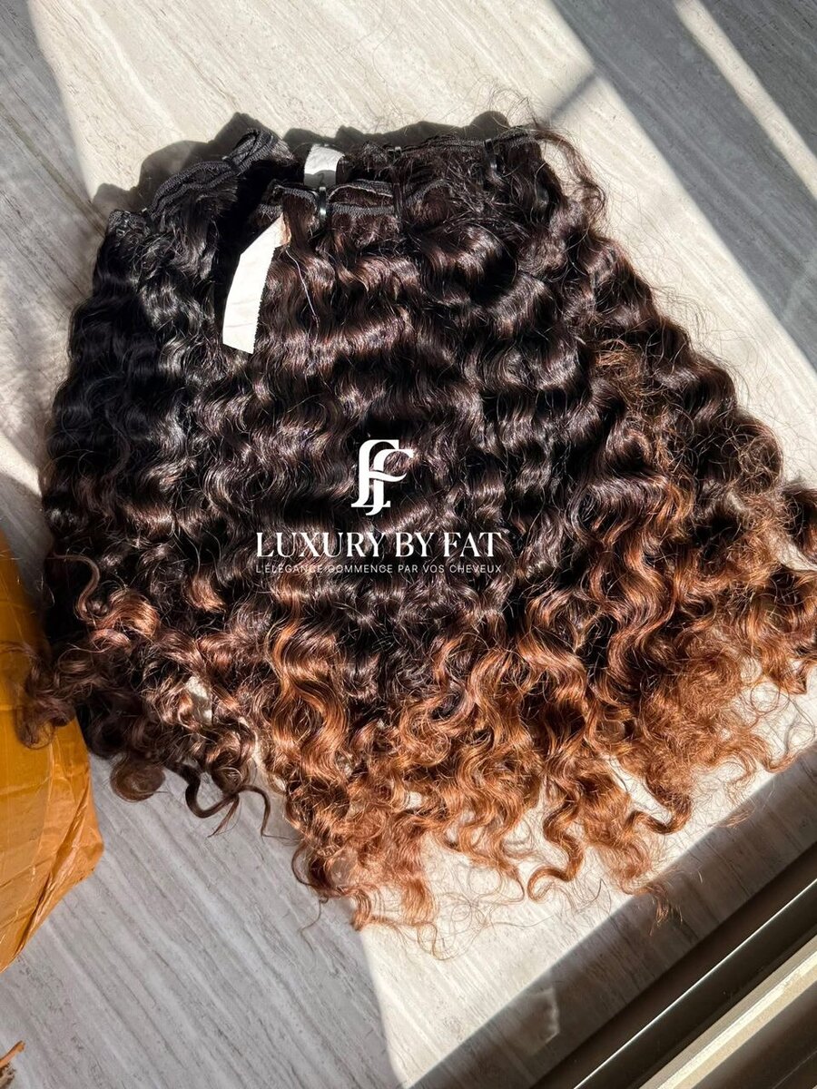 Extensions Burmese raw ombrées