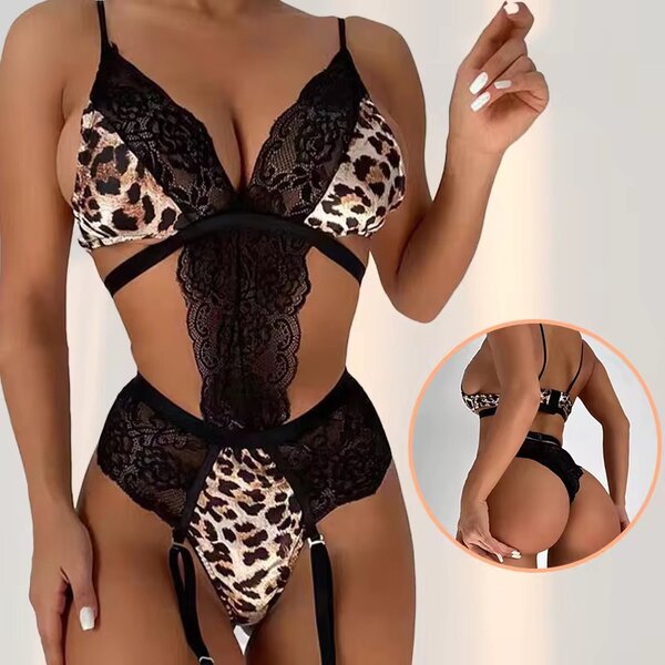 Ensemble Lingerie Léopard