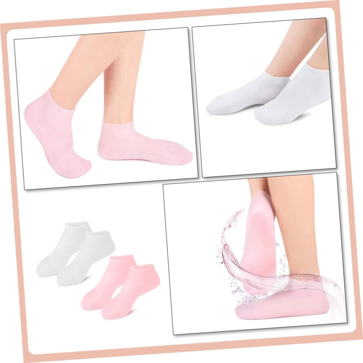 Moisturizing Gel Heel Socks