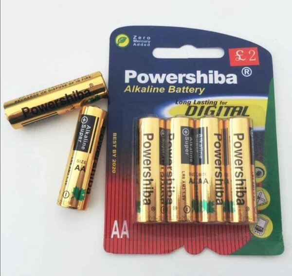 Piles Alcalines Powershiba AA