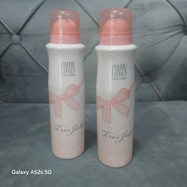 Women's deodorant spray