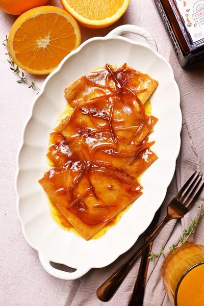 Crêpes Suzette délicieuses