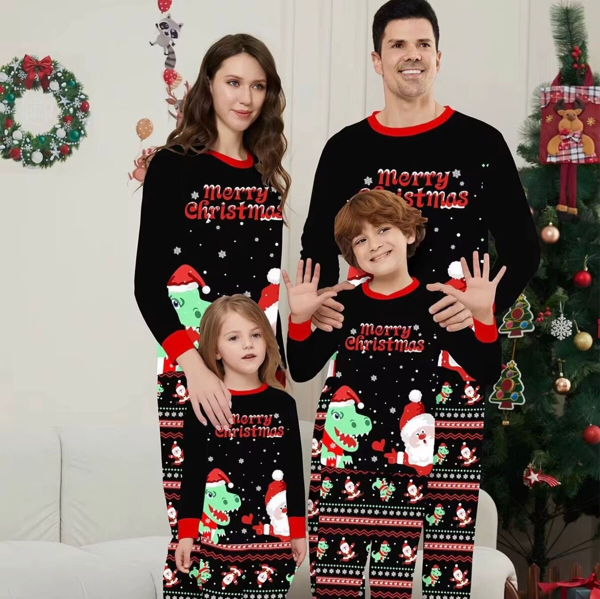 Pyjamas de Noël Famille