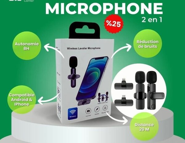 Microphone Cravate Sans Fil