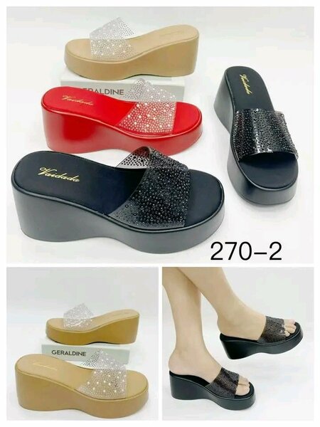 Sandales compensées femme