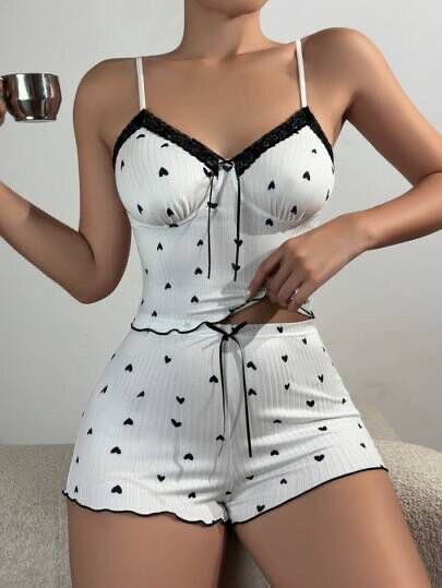 Pyjama Femme Cœur Confort
