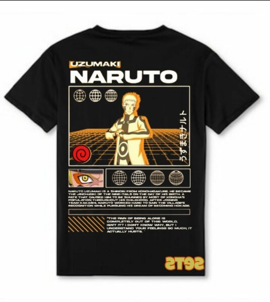 Tee shirt chibi closets x naruto uzumaki