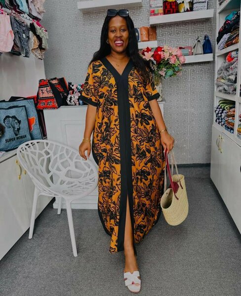 Robe Caftan Élégante Femme