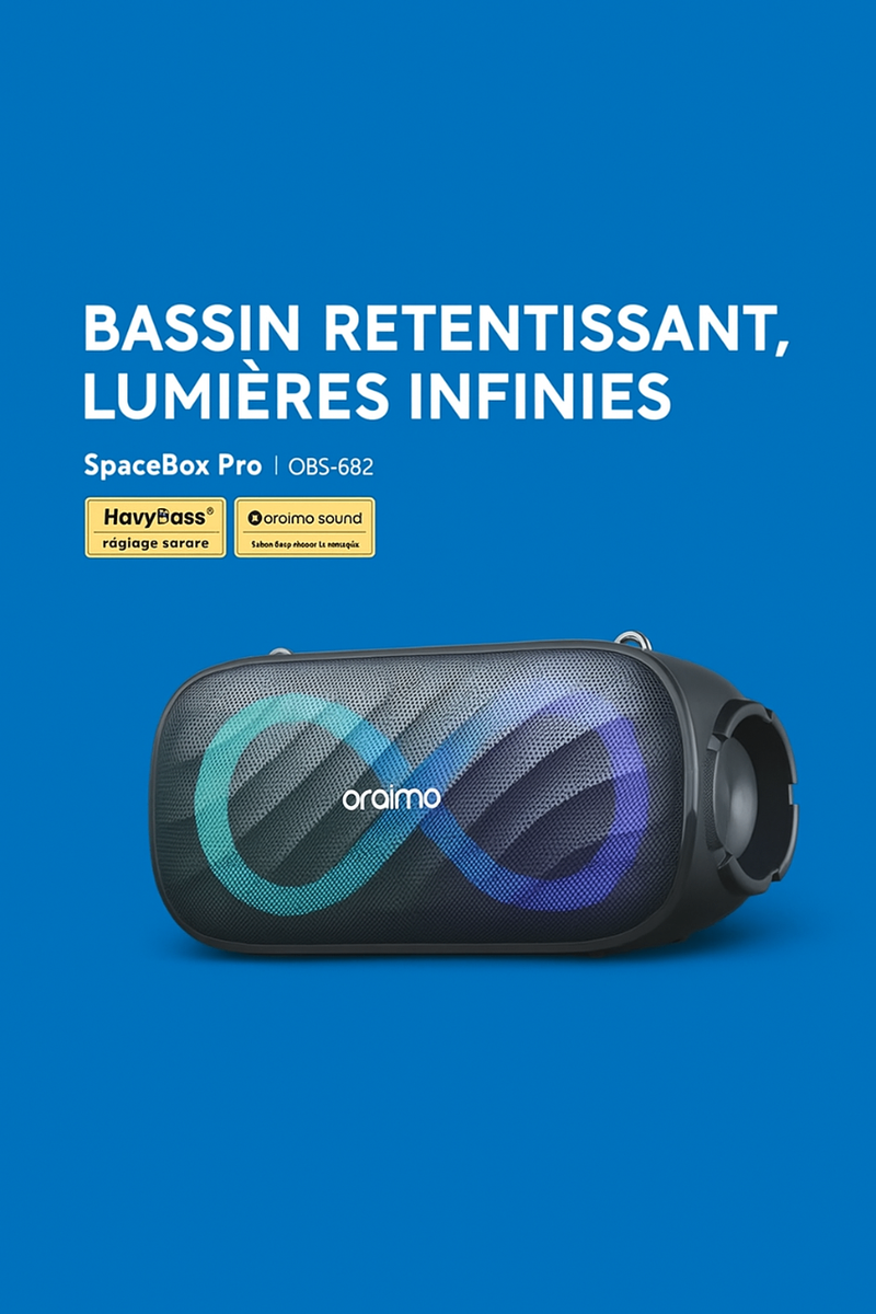 Oraimo Enceinte Bluetooth Puissante