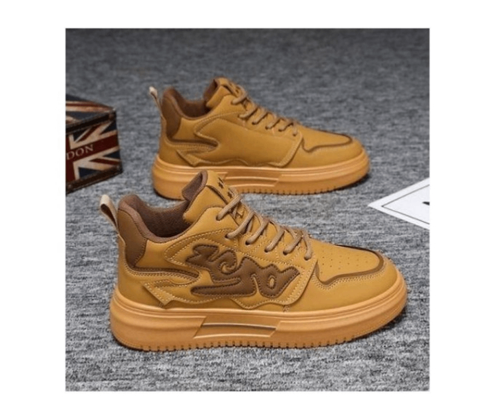 Baskets montantes camel tendance