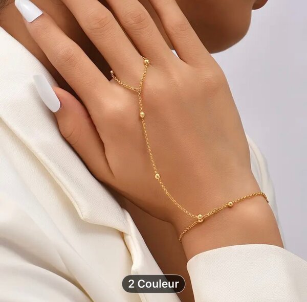 Bracelet doré élégant