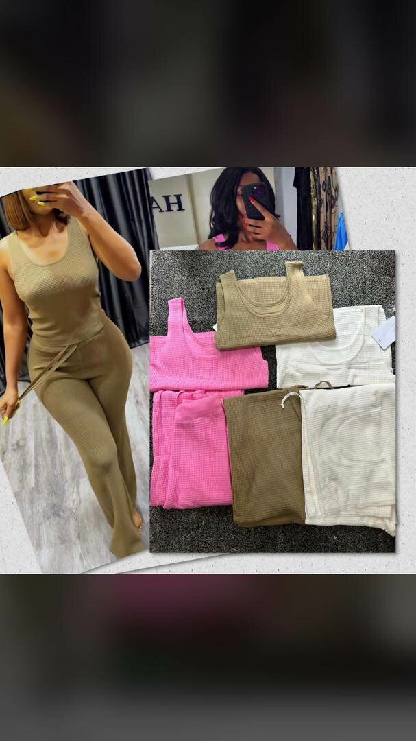 Set en maille femme élégante