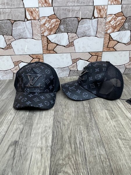 Casquette de mode noire