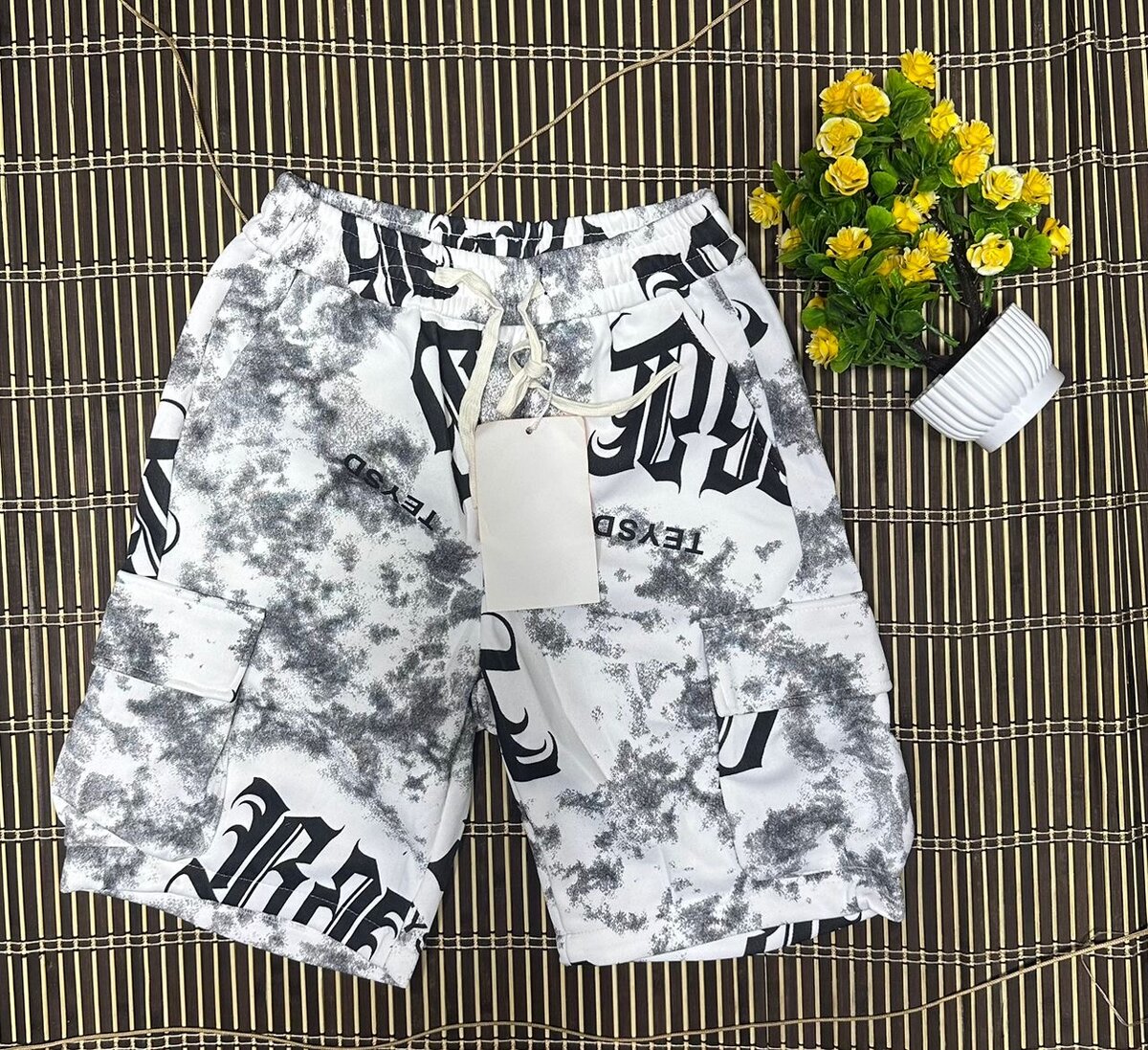 Shorts cargo imprimé mode