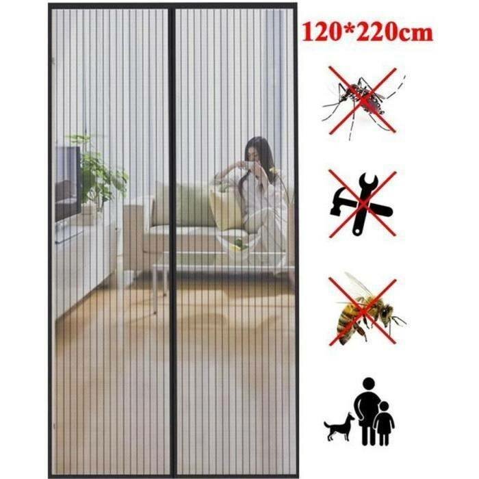 Rideau moustiquaire magnétique