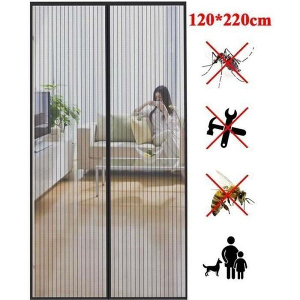 Rideau moustiquaire magnétique