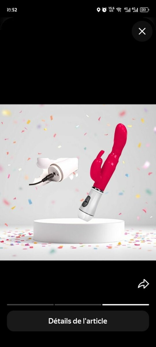 Vibromasseur Rabbit Électrique