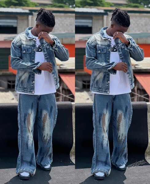 Costume en Jean Décontracté Homme