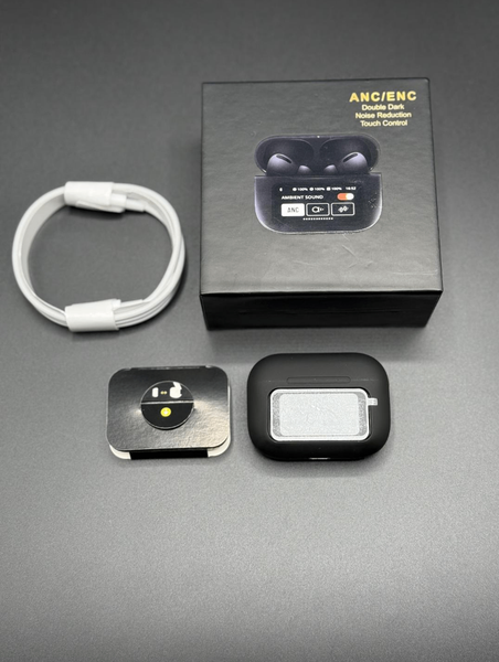 A9 Pro Air pods ANC/ENC Black long battery life