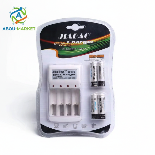 Chargeur piles rechargeables JIAAO