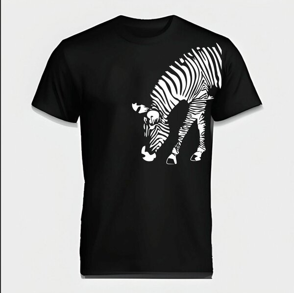 T-shirt graphique zèbre