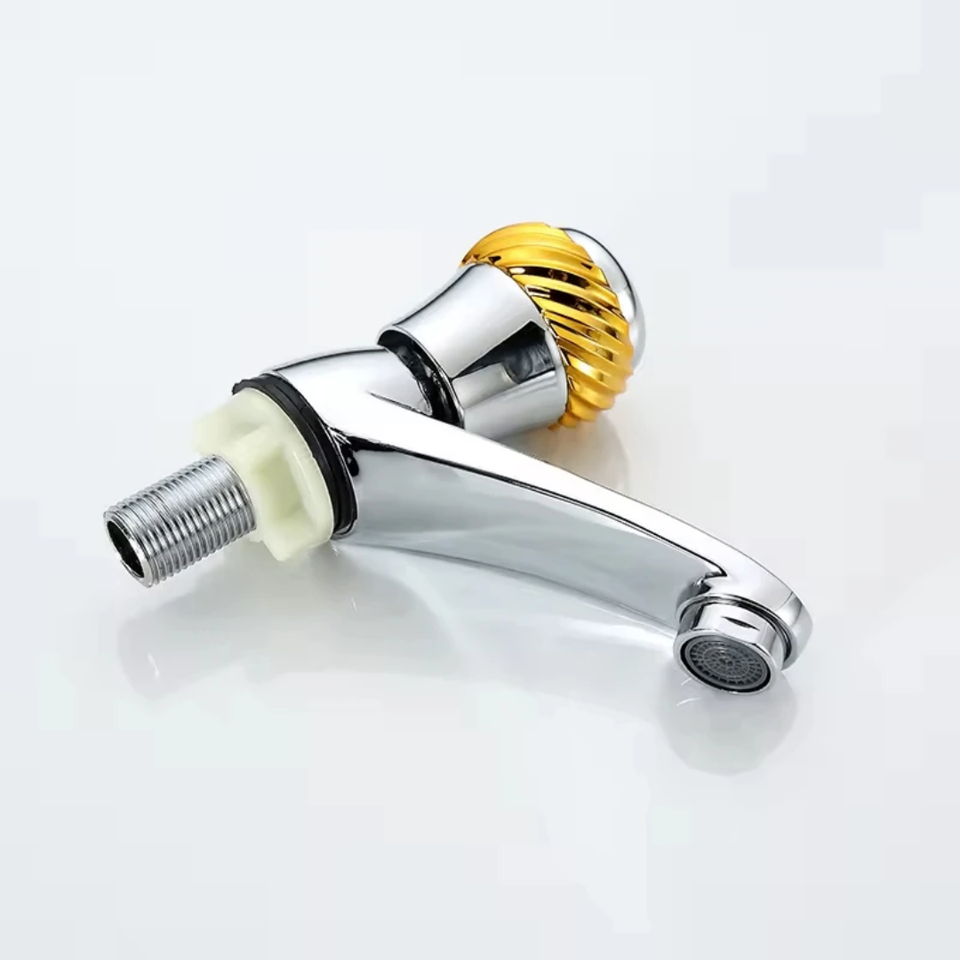 Robinet design doré