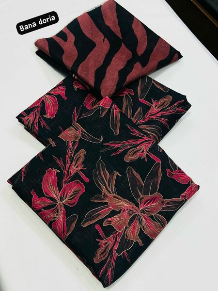 Printed lawn suit
