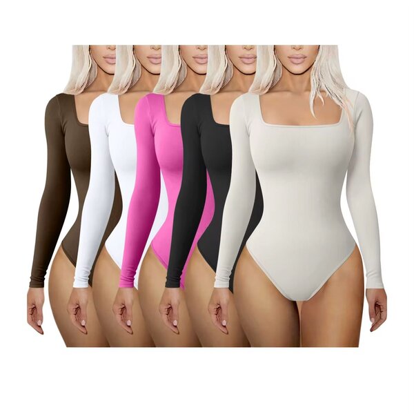 Body femme manches longues