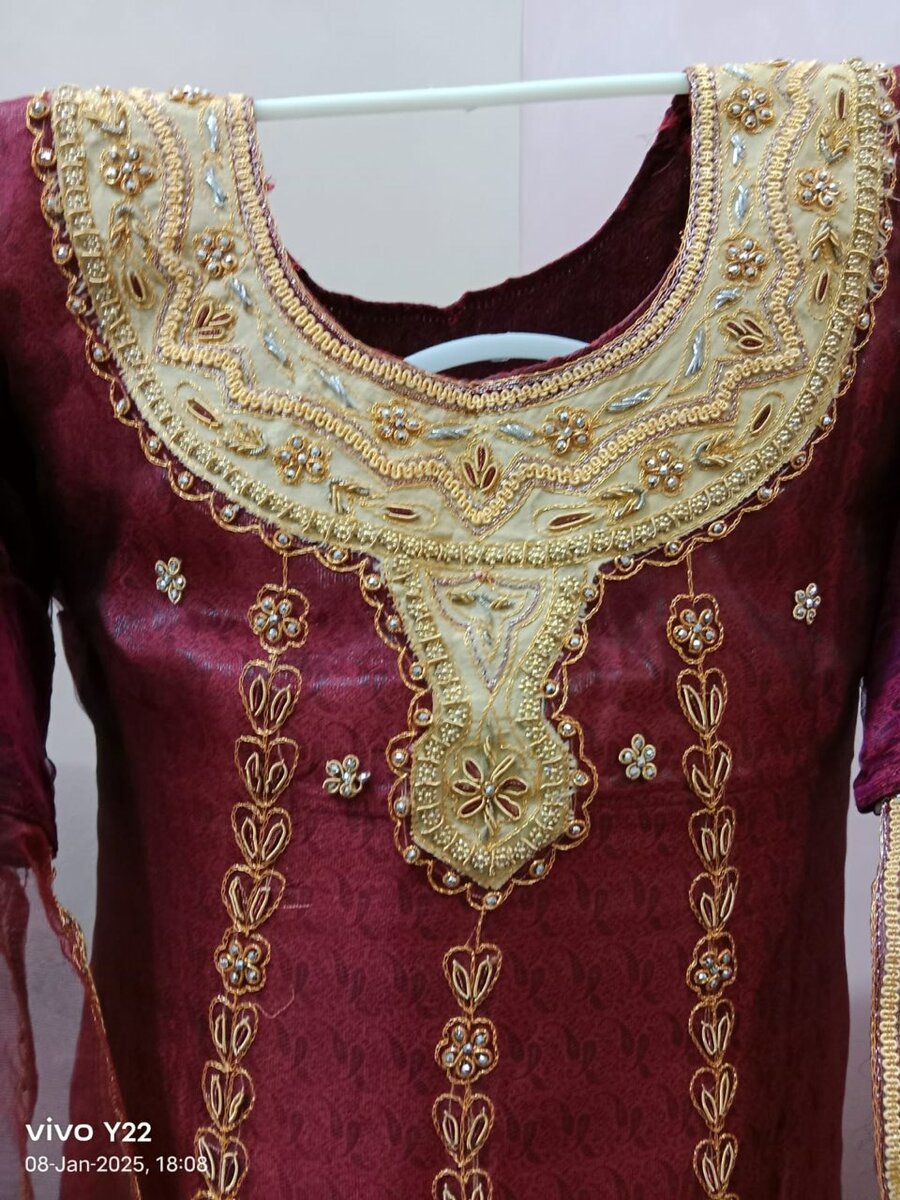 3 Pcs Bridal Fancy Suite  original Orgenza