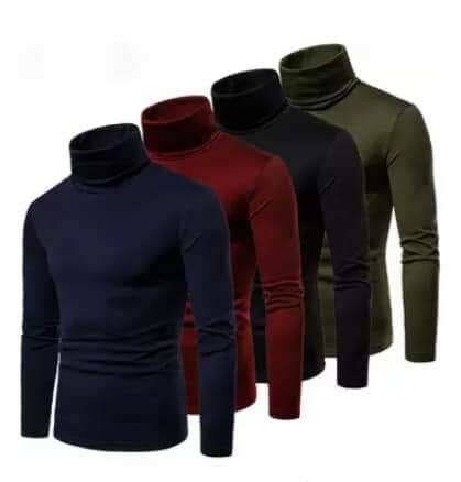 Pull manches longues cout pliée