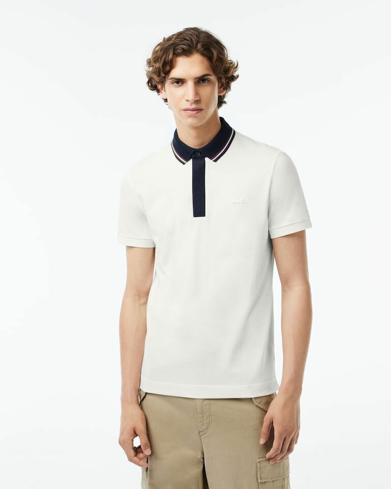 Polo blanc Lacoste