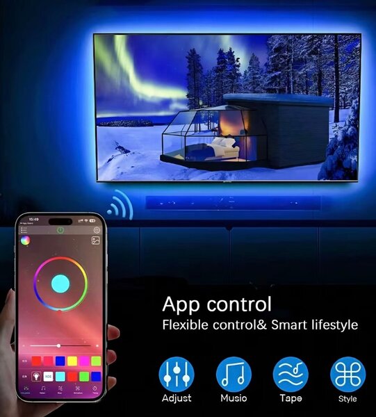 Ruban LED RGB SMD3535 Contrôle Application