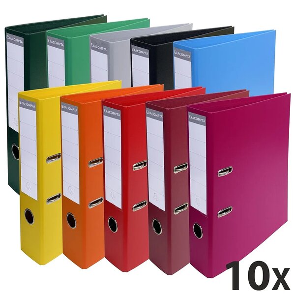 Classeur à levier - Dos 80 mm - A4 - disponible dans différe