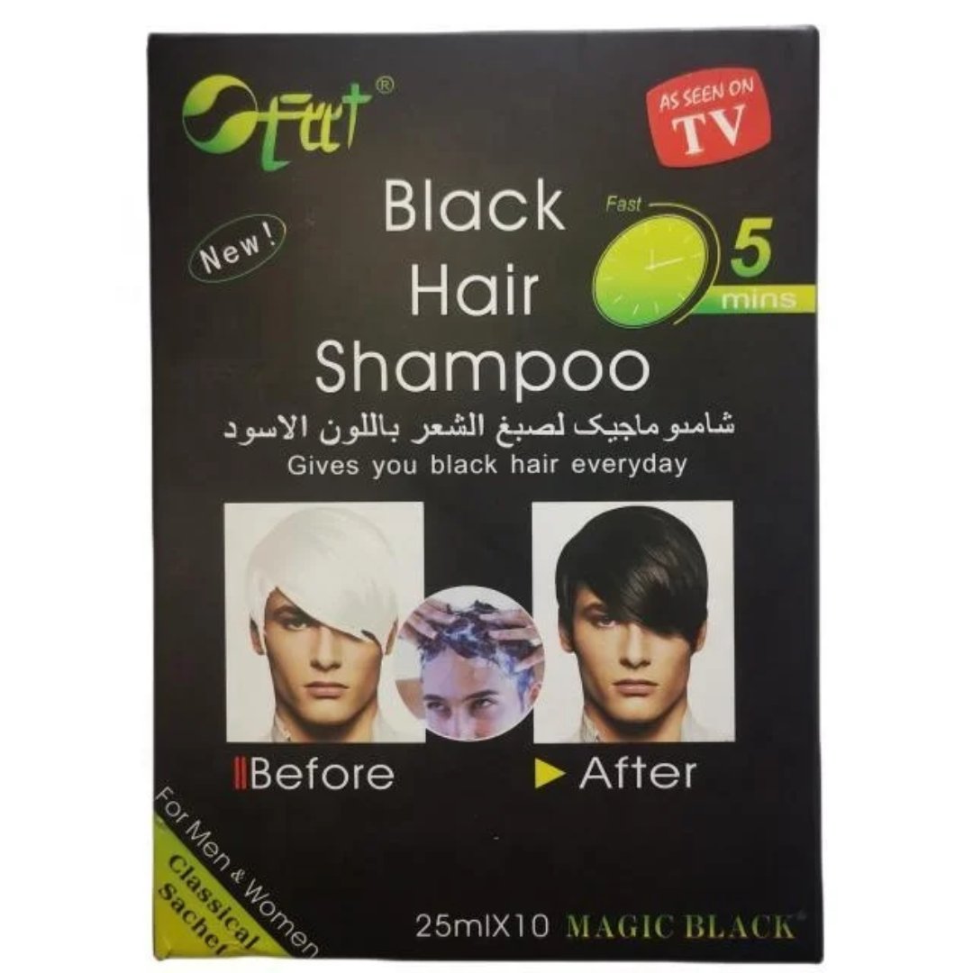 Shampoo Colorant Noir Rapide