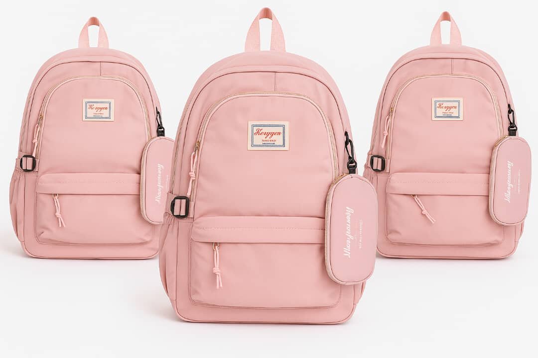 Sac à dos rose élégant