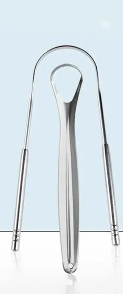 Nettoyeur de langue en acier inoxydable