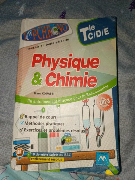 Manuel Physique & Chimie Bac