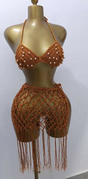 Ensemble nuisette crocheté