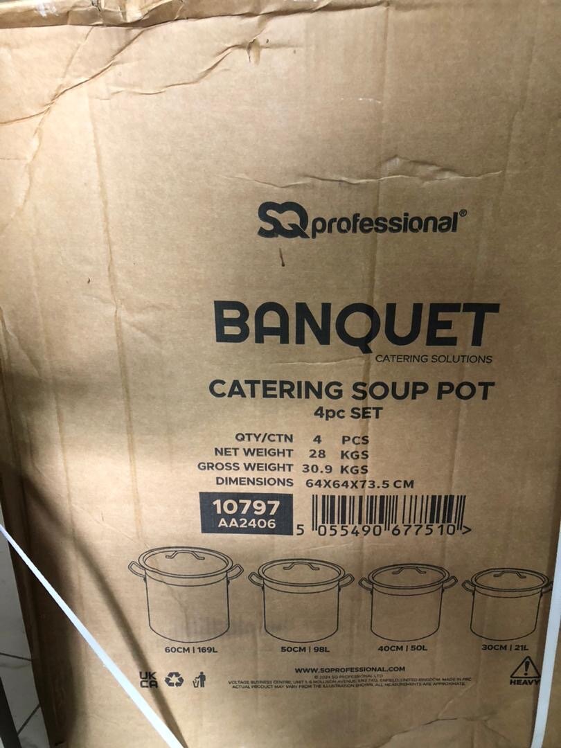 Set de Marmites en Acier 4 pièces