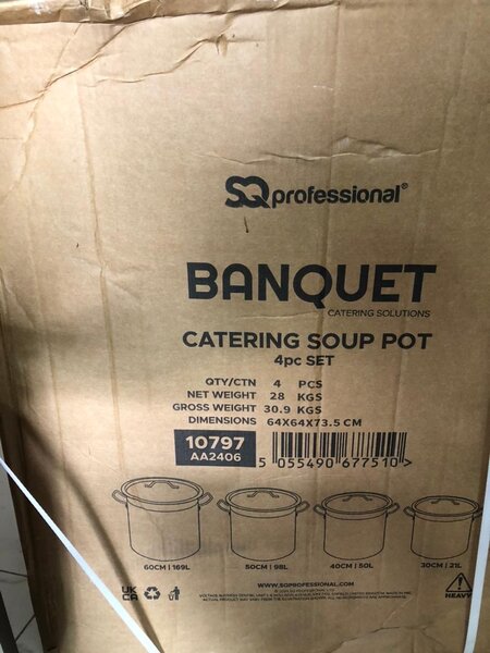 Set de Marmites en Acier 4 pièces